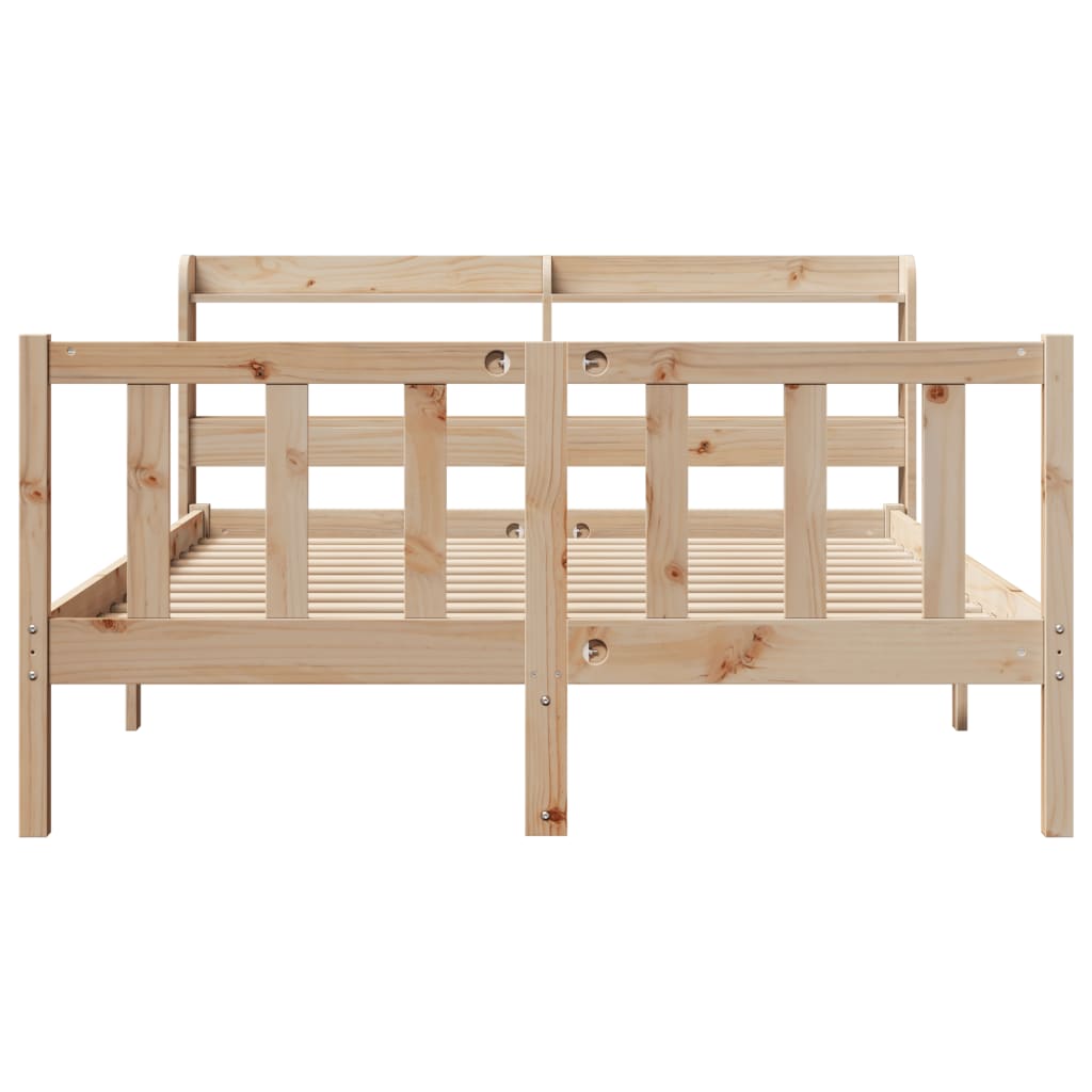 Bedframe zonder matras massief grenenhout 160x200 cm is nu te koop bij PeponiXL, paradijselijk wonen!