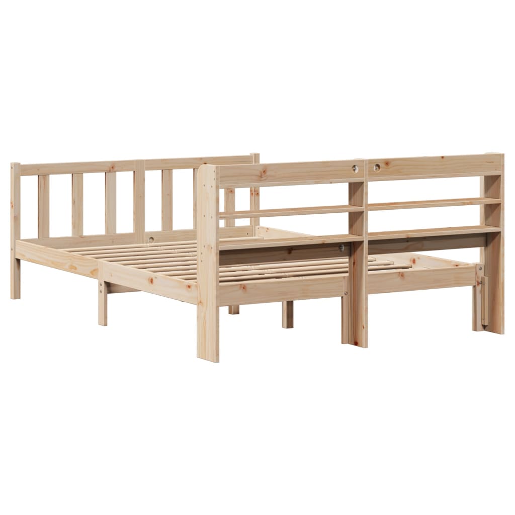 Bedframe zonder matras massief grenenhout 160x200 cm is nu te koop bij PeponiXL, paradijselijk wonen!