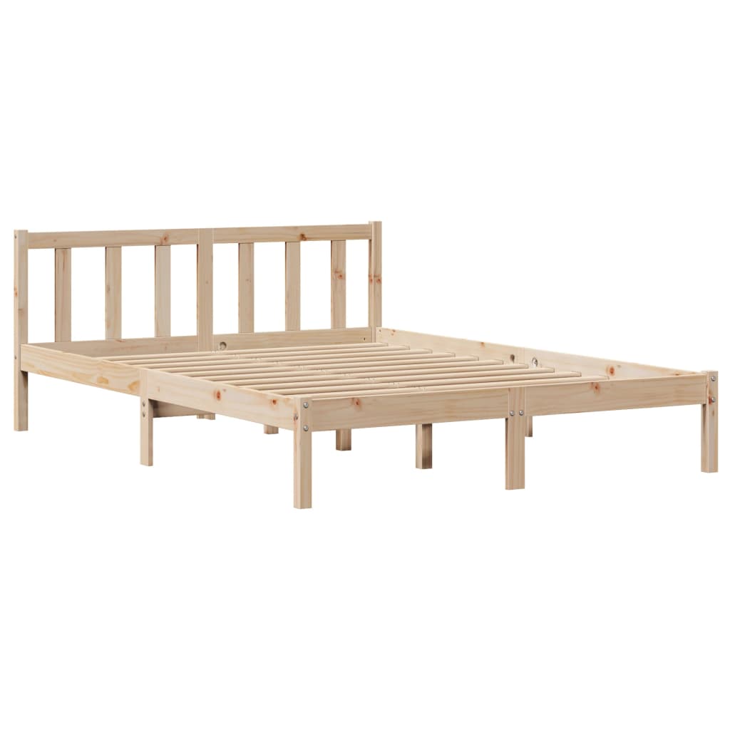Bedframe zonder matras massief grenenhout 160x200 cm is nu te koop bij PeponiXL, paradijselijk wonen!