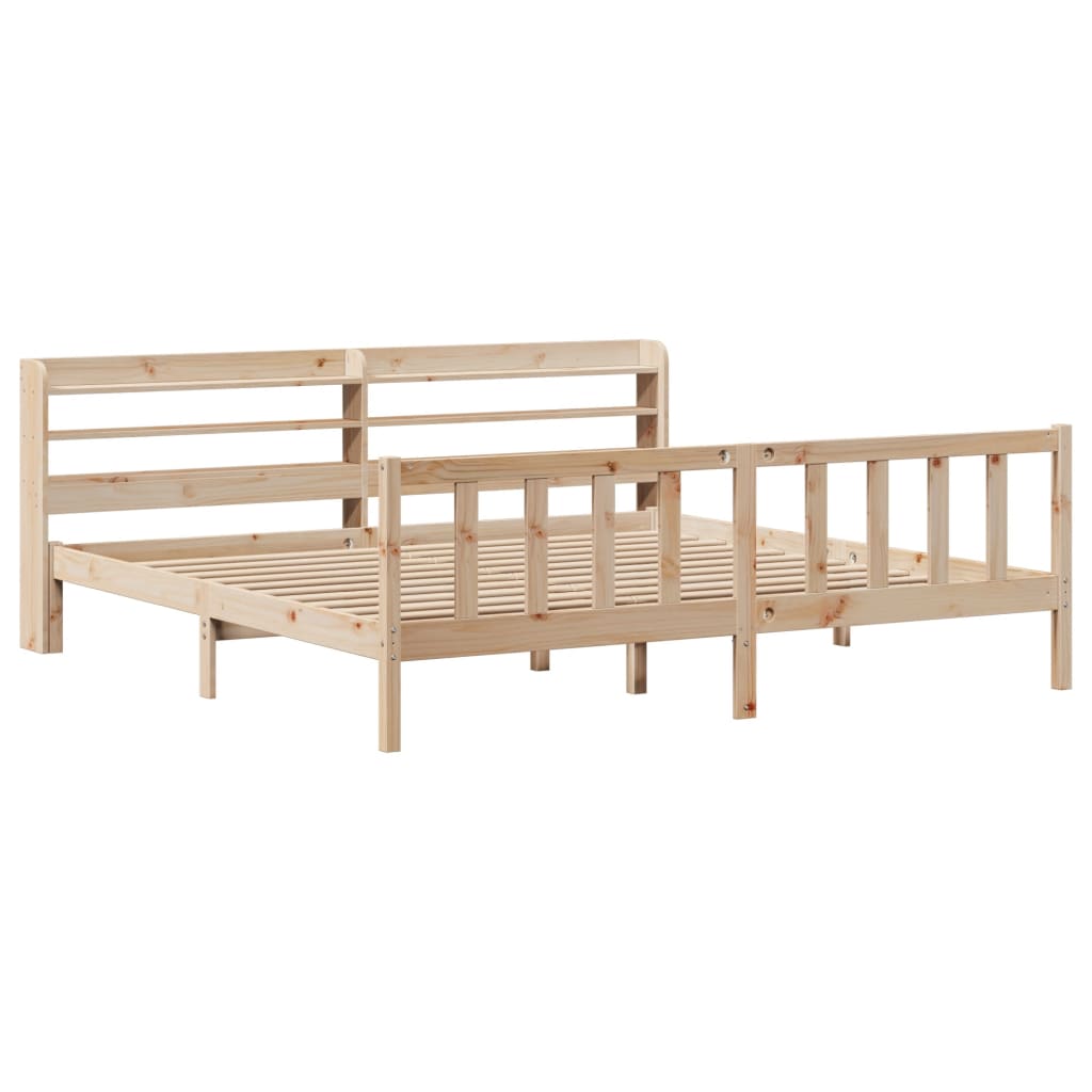 Bedframe zonder matras massief grenenhout 180x200 cm is nu te koop bij PeponiXL, paradijselijk wonen!