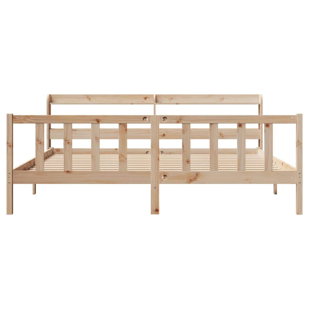 Bedframe zonder matras massief grenenhout 180x200 cm is nu te koop bij PeponiXL, paradijselijk wonen!