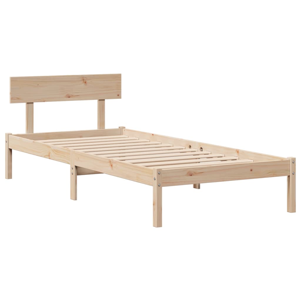 Bedframe zonder matras massief grenenhout 90x200 cm is nu te koop bij PeponiXL, paradijselijk wonen!