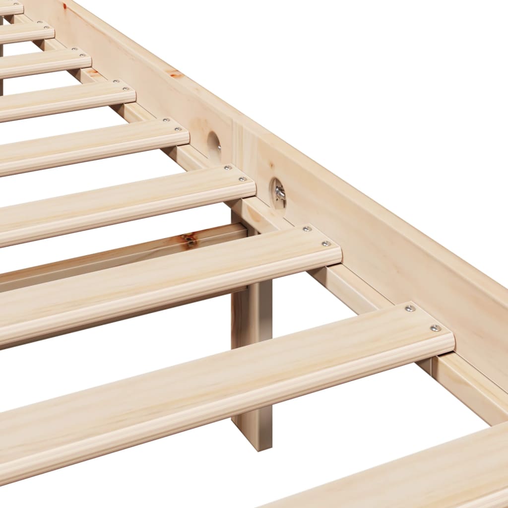 Bedframe zonder matras massief grenenhout 120x200 cm is nu te koop bij PeponiXL, paradijselijk wonen!