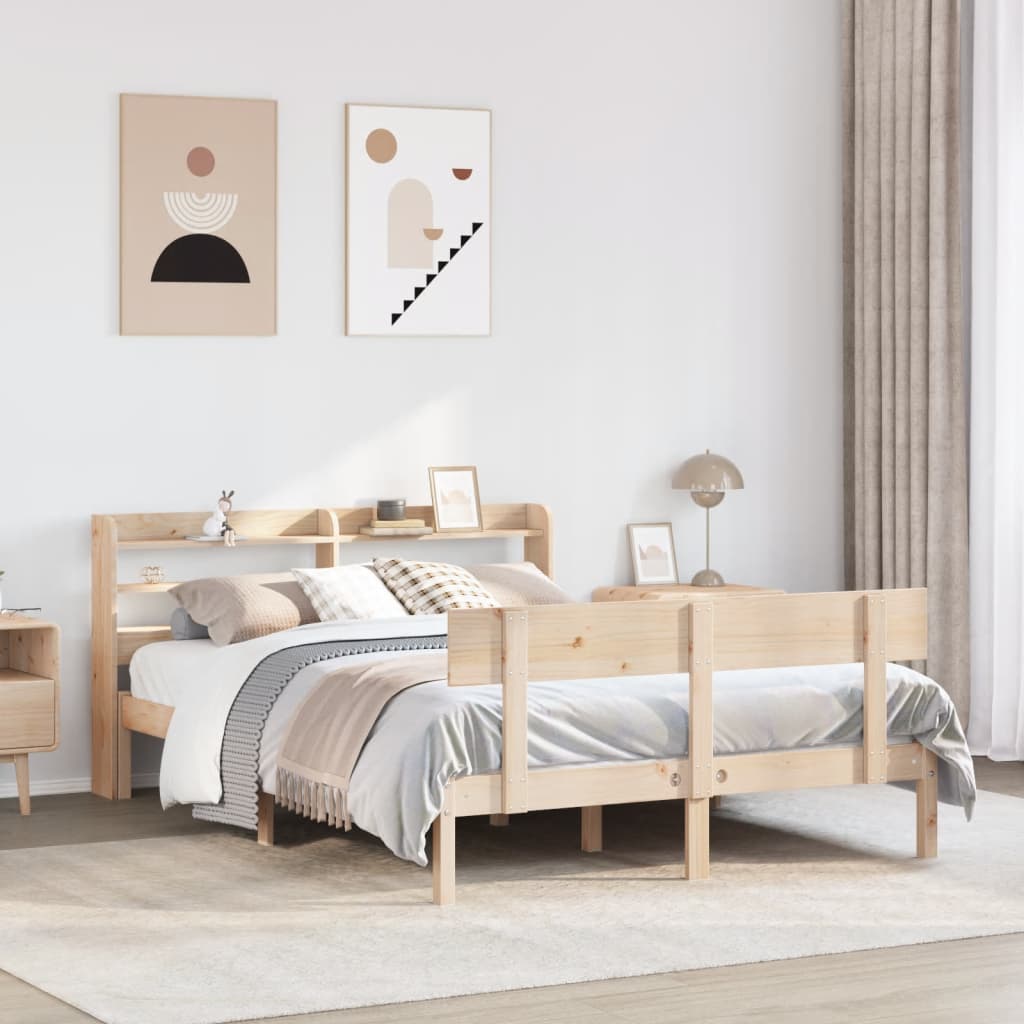 Bedframe zonder matras massief grenenhout 120x200 cm is nu te koop bij PeponiXL, paradijselijk wonen!