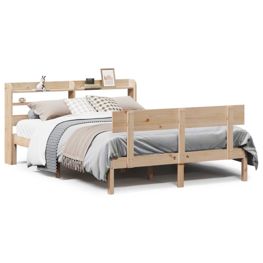 Bedframe zonder matras massief grenenhout 150x200 cm is nu te koop bij PeponiXL, paradijselijk wonen!