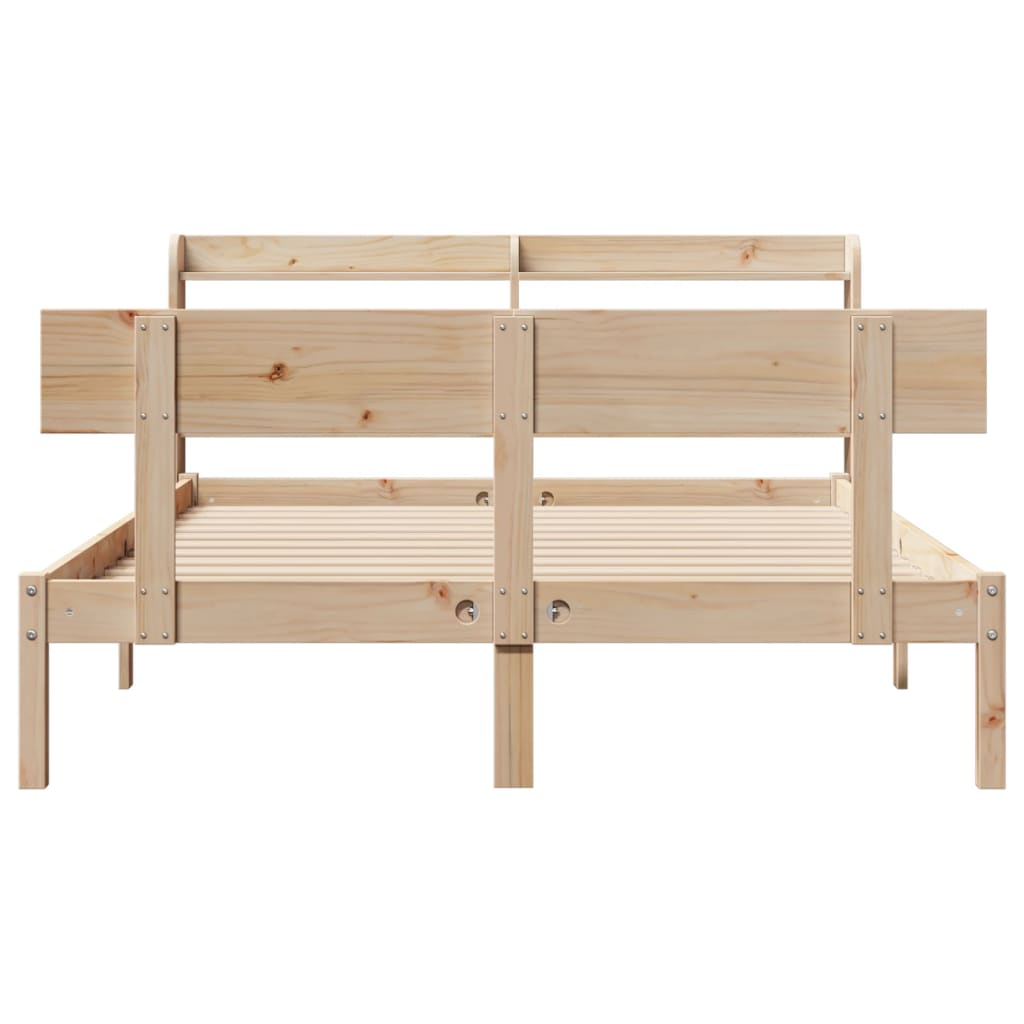 Bedframe zonder matras massief grenenhout 150x200 cm is nu te koop bij PeponiXL, paradijselijk wonen!