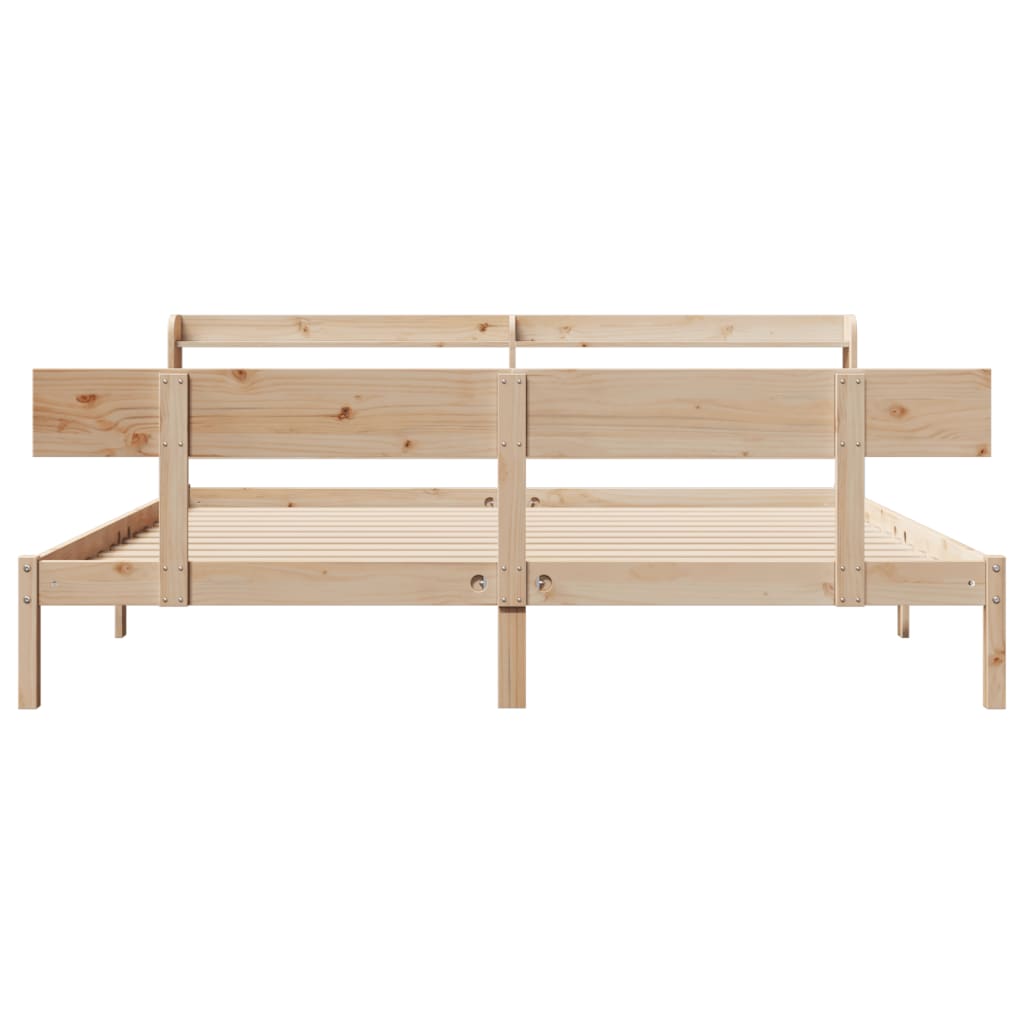 Bedframe zonder matras massief grenenhout 180x200 cm is nu te koop bij PeponiXL, paradijselijk wonen!