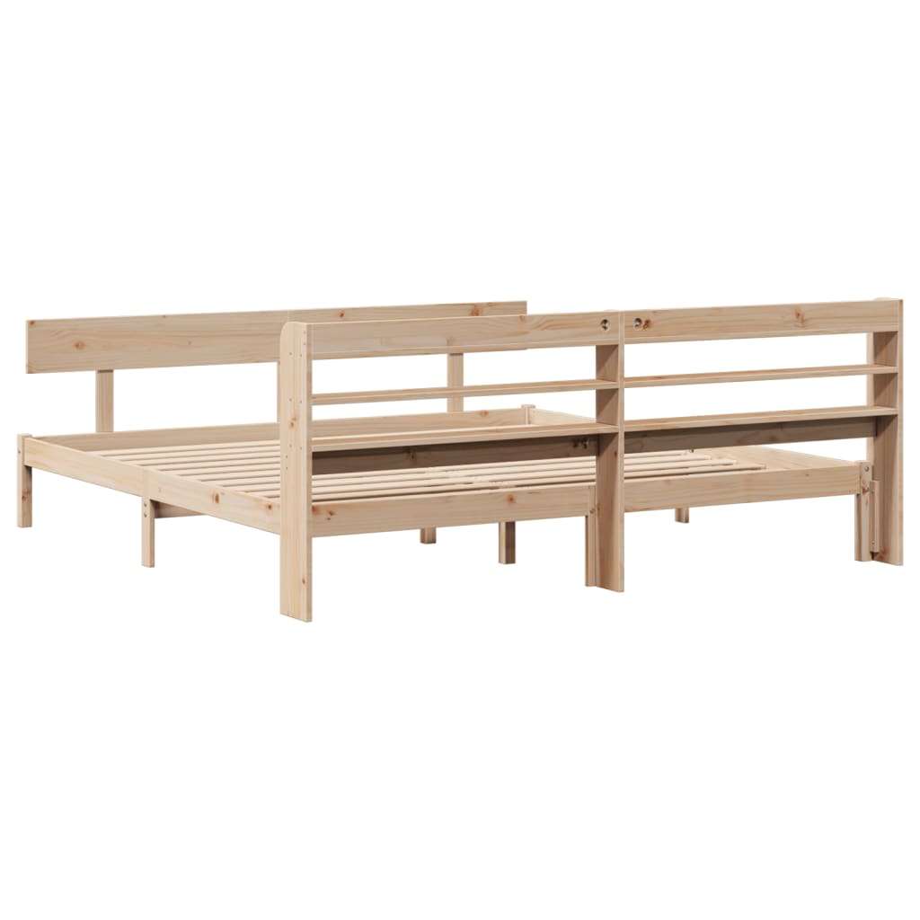Bedframe zonder matras massief grenenhout 180x200 cm is nu te koop bij PeponiXL, paradijselijk wonen!