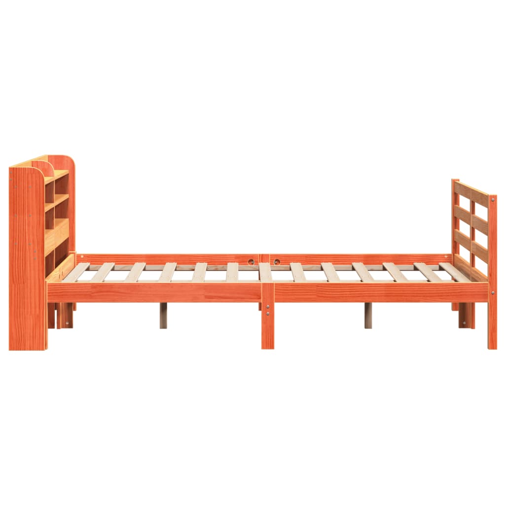 Bedframe zonder matras massief grenenhout wasbruin 120x190 cm is nu te koop bij PeponiXL, paradijselijk wonen!