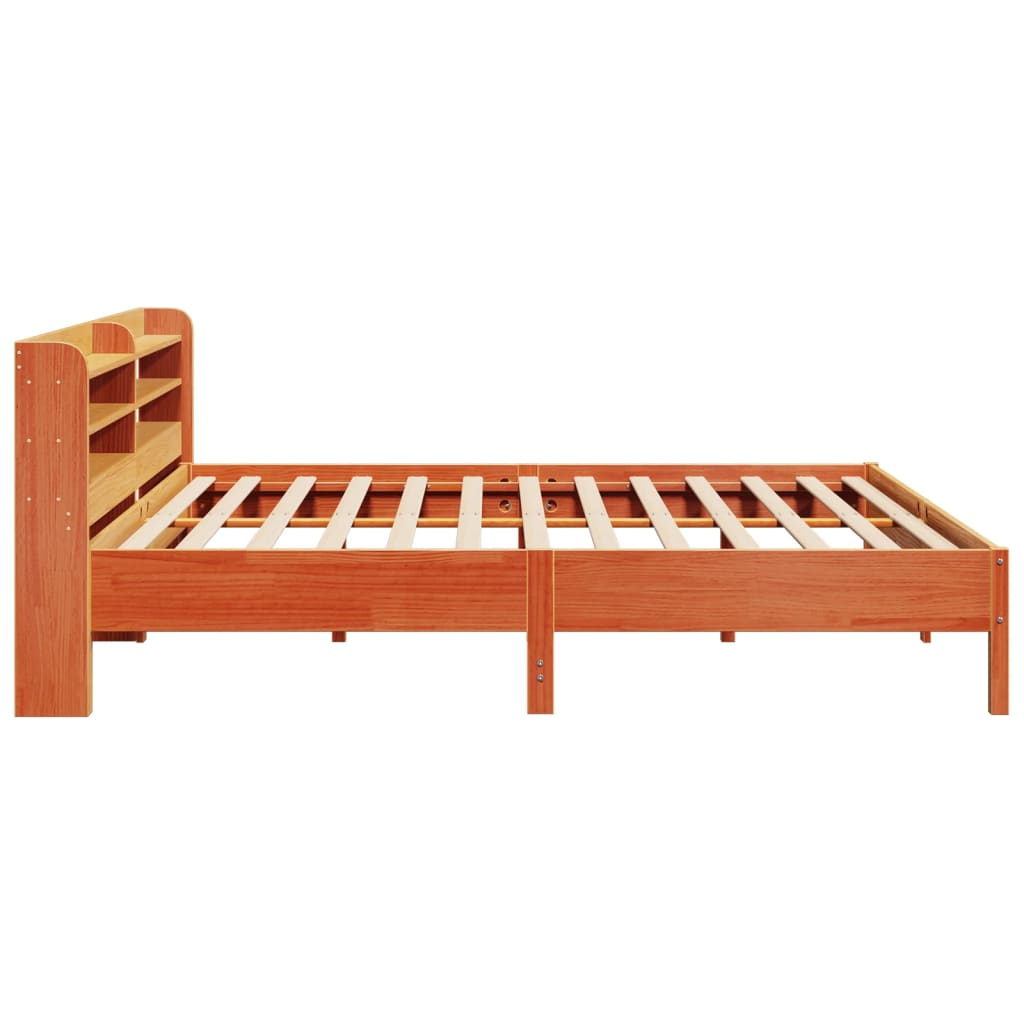 Bedframe zonder matras massief grenenhout wasbruin 180x200 cm is nu te koop bij PeponiXL, paradijselijk wonen!