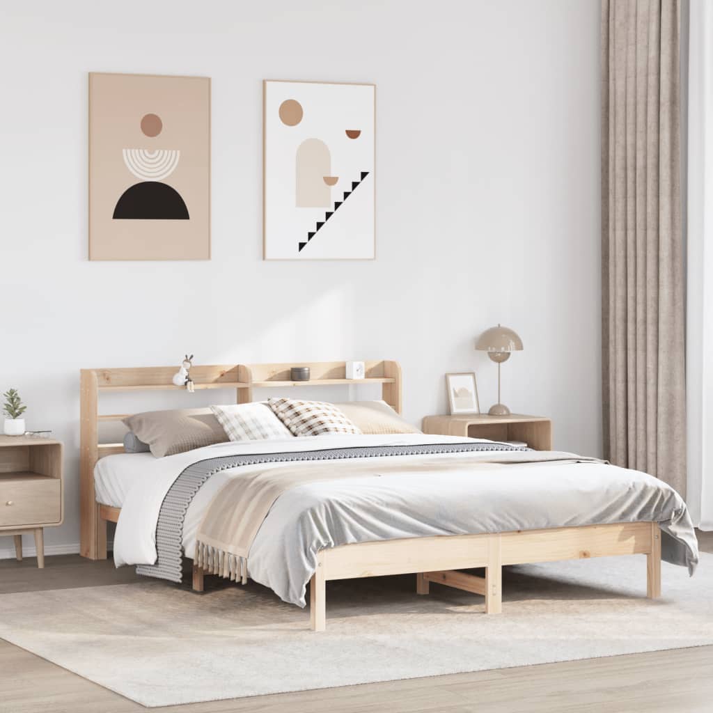 Bedframe zonder matras massief grenenhout 160x200 cm is nu te koop bij PeponiXL, paradijselijk wonen!