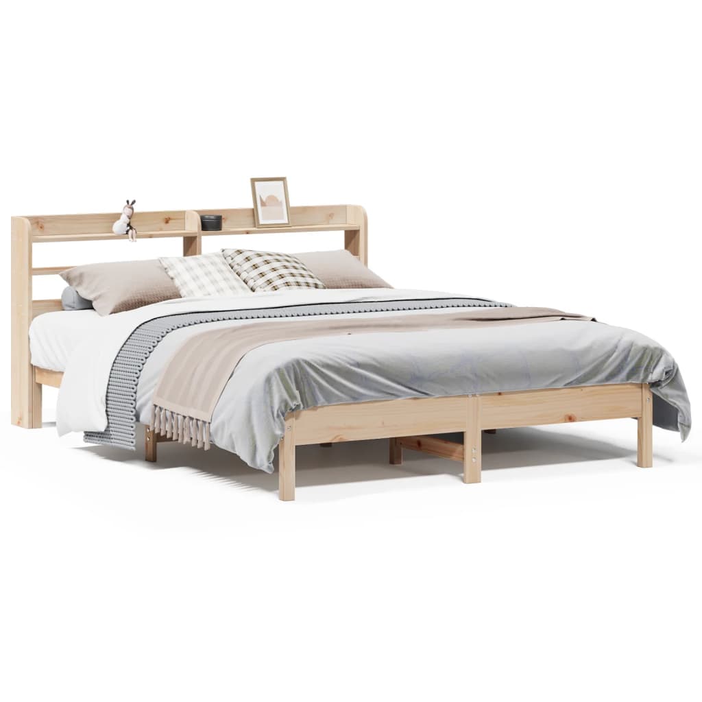 Bedframe zonder matras massief grenenhout 150x200 cm is nu te koop bij PeponiXL, paradijselijk wonen!