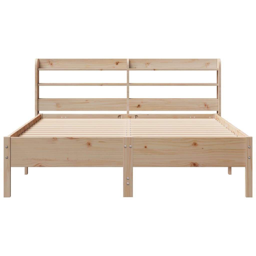 Bedframe zonder matras massief grenenhout 150x200 cm is nu te koop bij PeponiXL, paradijselijk wonen!