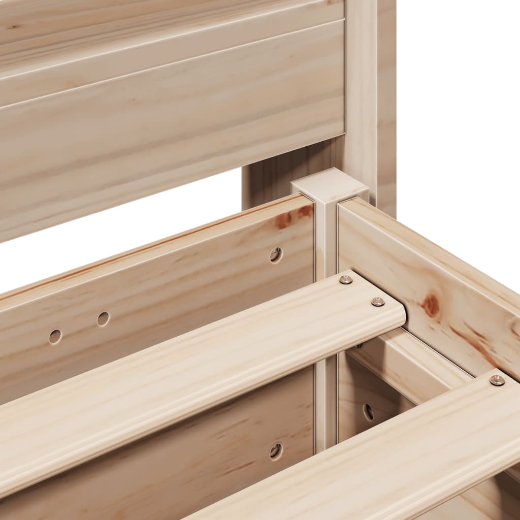 Bedframe zonder matras massief grenenhout 120x200 cm is nu te koop bij PeponiXL, paradijselijk wonen!