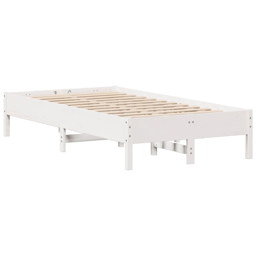 Bedframe zonder matras massief grenenhout wit 90x200 cm is nu te koop bij PeponiXL, paradijselijk wonen!
