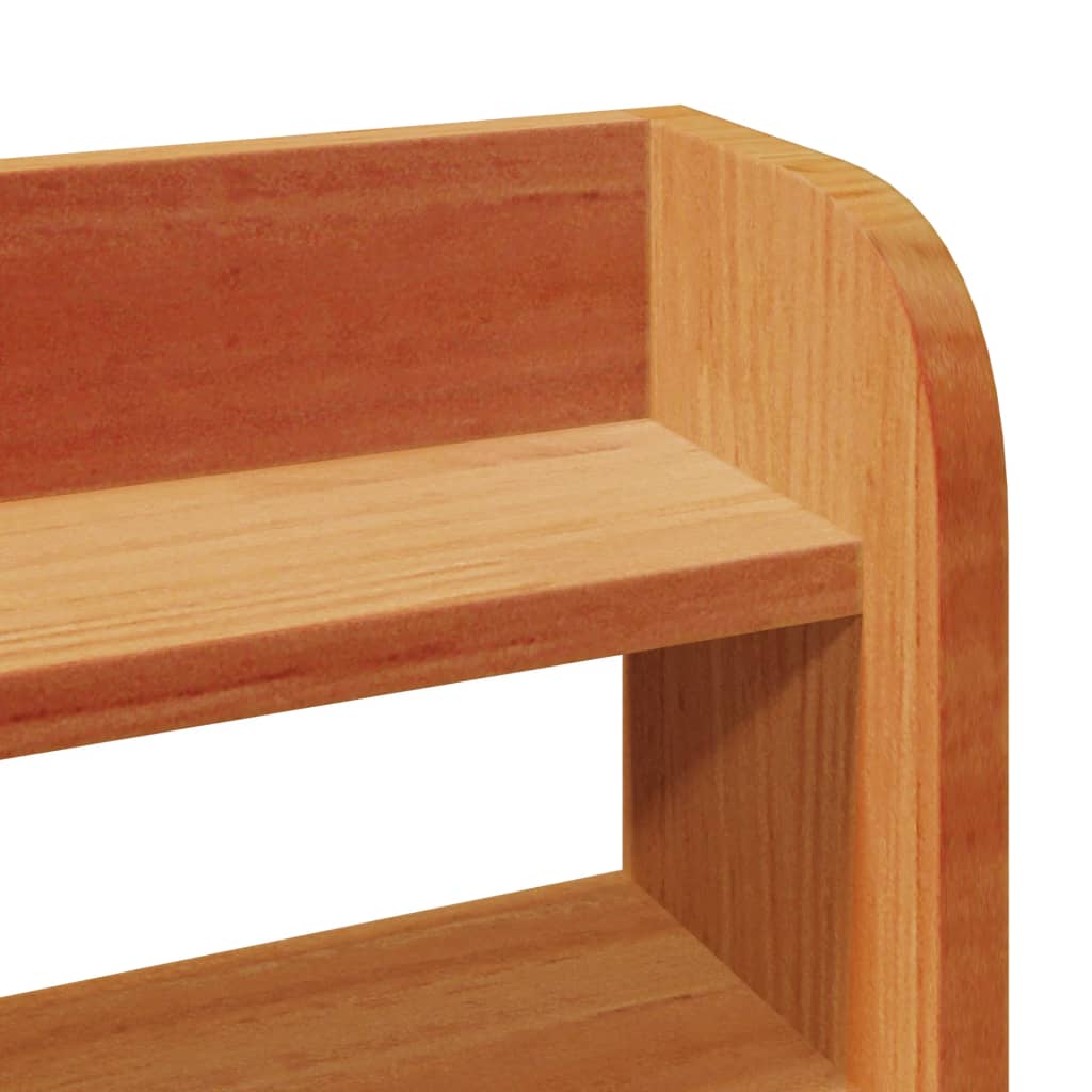 Bed met matras massief grenenhout wasbruin 140x190 cm is nu te koop bij PeponiXL, paradijselijk wonen!