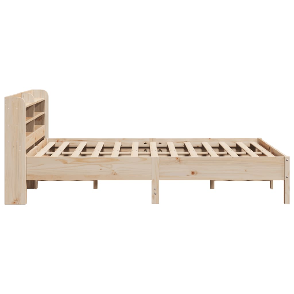 Bedframe zonder matras massief grenenhout 135x190 cm is nu te koop bij PeponiXL, paradijselijk wonen!