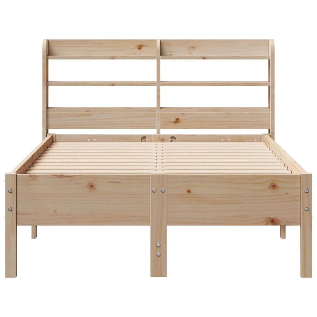 Bedframe zonder matras massief grenenhout 120x190 cm is nu te koop bij PeponiXL, paradijselijk wonen!