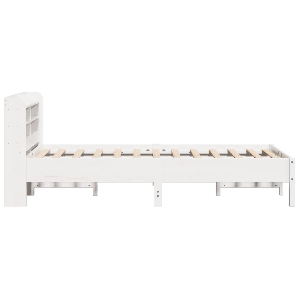 Bedframe zonder matras massief grenenhout wit 90x190 cm is nu te koop bij PeponiXL, paradijselijk wonen!