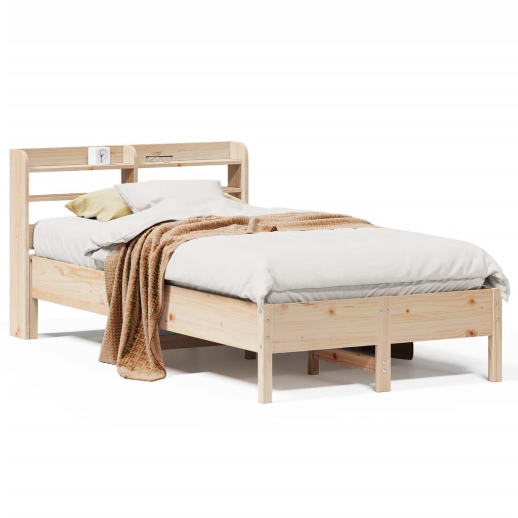 Bedframe zonder matras massief grenenhout 75x190 cm is nu te koop bij PeponiXL, paradijselijk wonen!