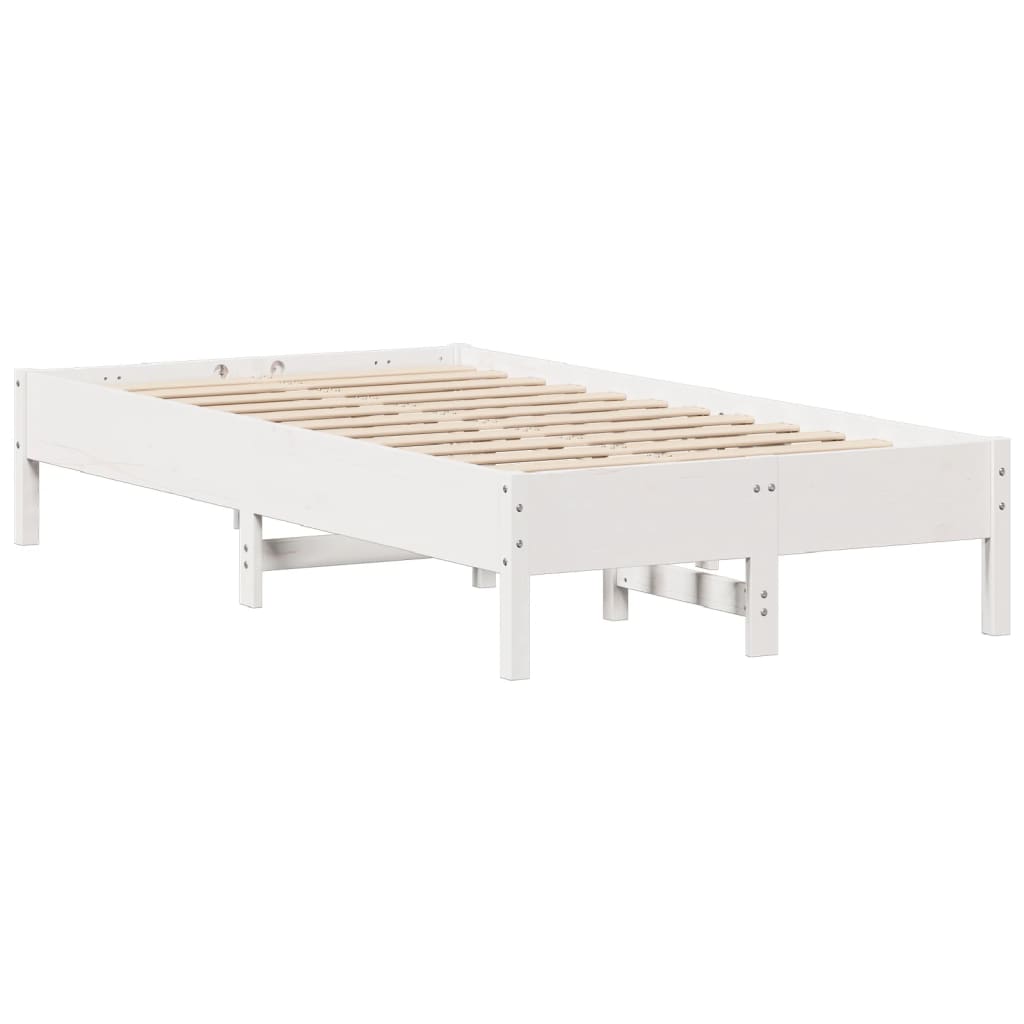 Bedframe zonder matras massief grenenhout wit 75x190 cm is nu te koop bij PeponiXL, paradijselijk wonen!