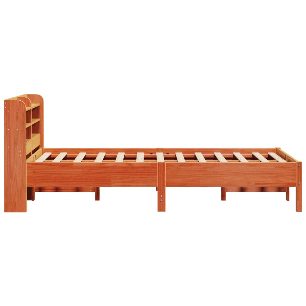 Bedframe zonder matras massief grenenhout wasbruin 75x190 cm is nu te koop bij PeponiXL, paradijselijk wonen!