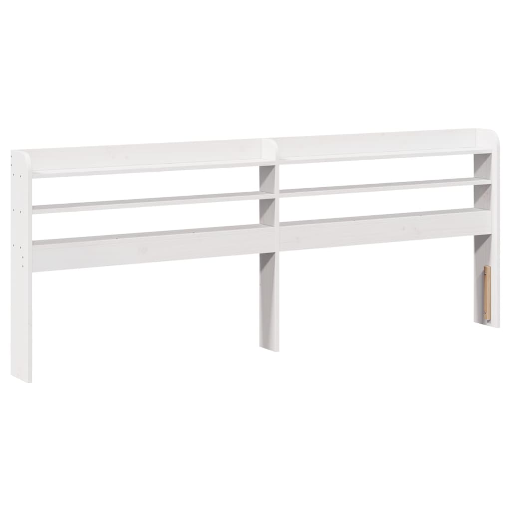 Bedframe zonder matras massief grenenhout wit 200x200 cm is nu te koop bij PeponiXL, paradijselijk wonen!