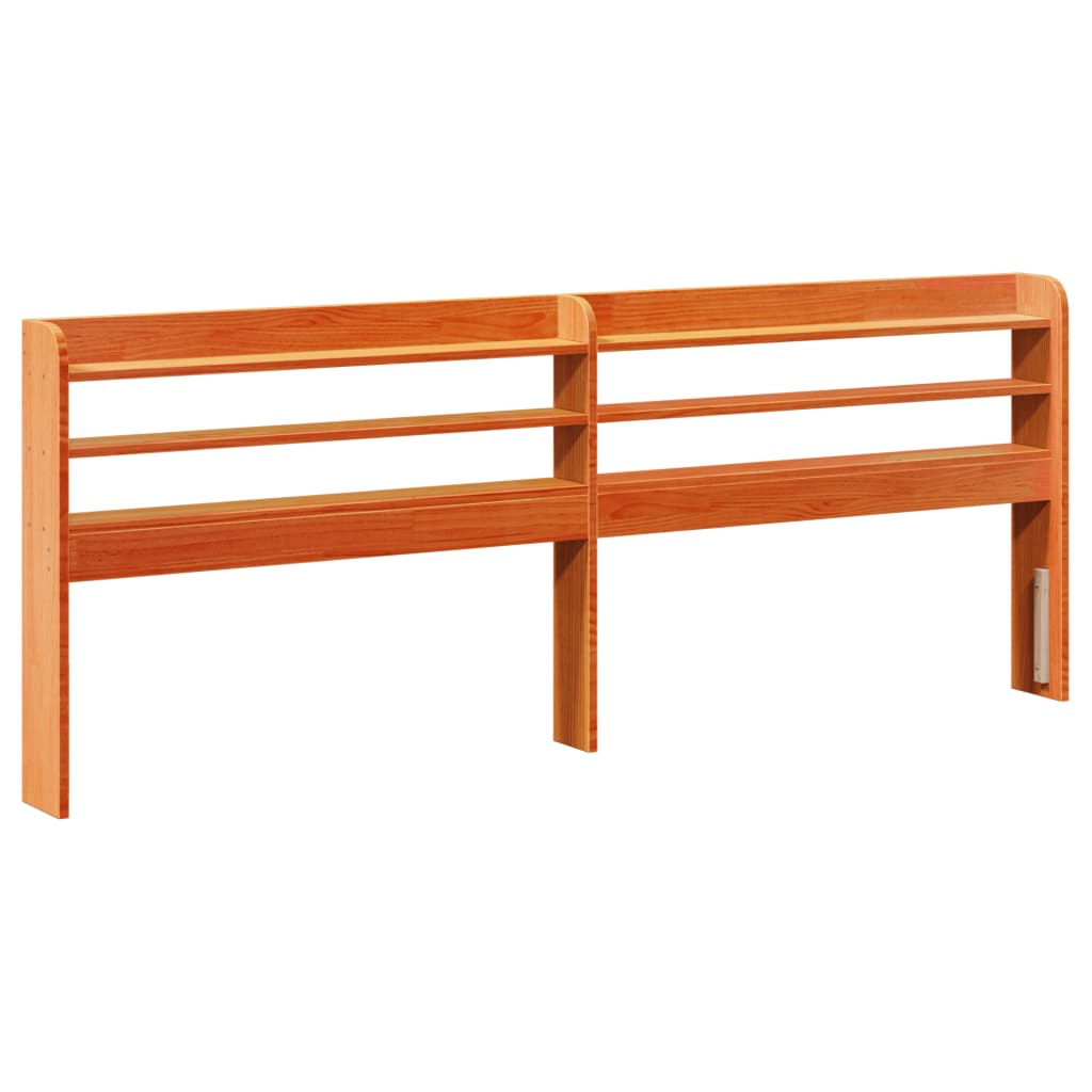 Bedframe zonder matras massief grenenhout wasbruin 200x200 cm is nu te koop bij PeponiXL, paradijselijk wonen!