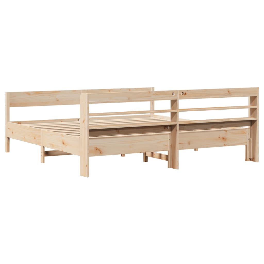 Bedframe zonder matras massief grenenhout 180x200 cm is nu te koop bij PeponiXL, paradijselijk wonen!