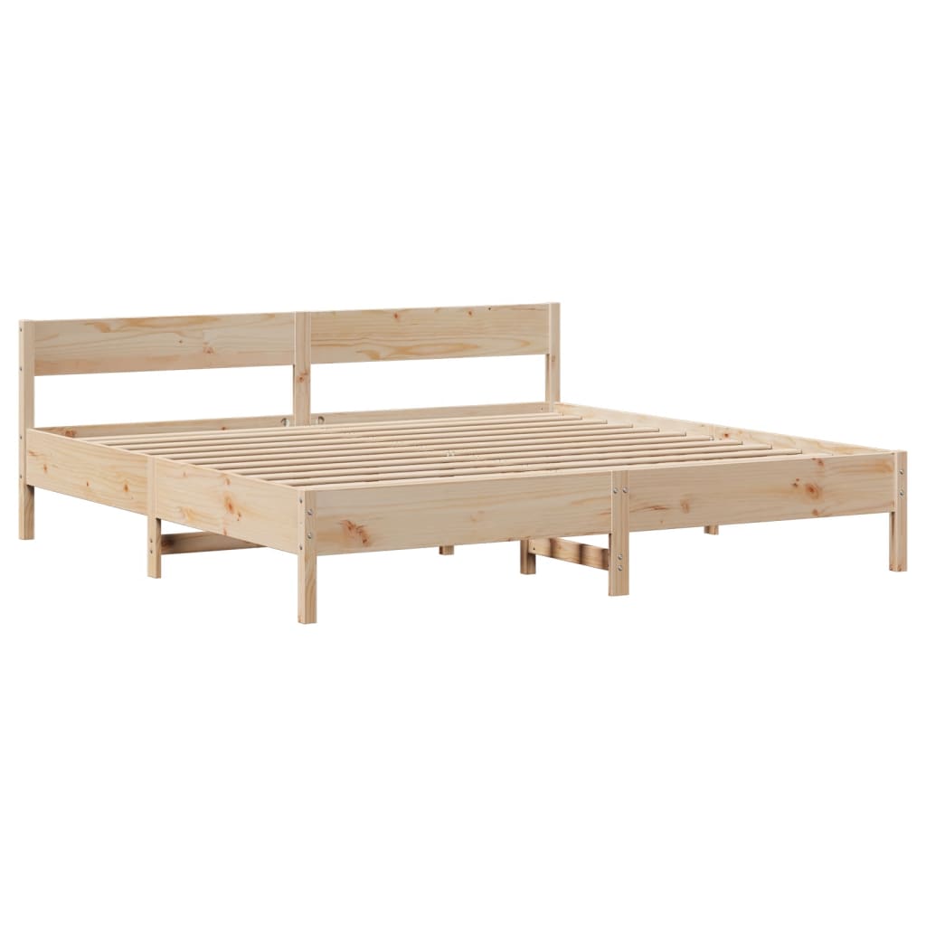 Bedframe zonder matras massief grenenhout 180x200 cm is nu te koop bij PeponiXL, paradijselijk wonen!