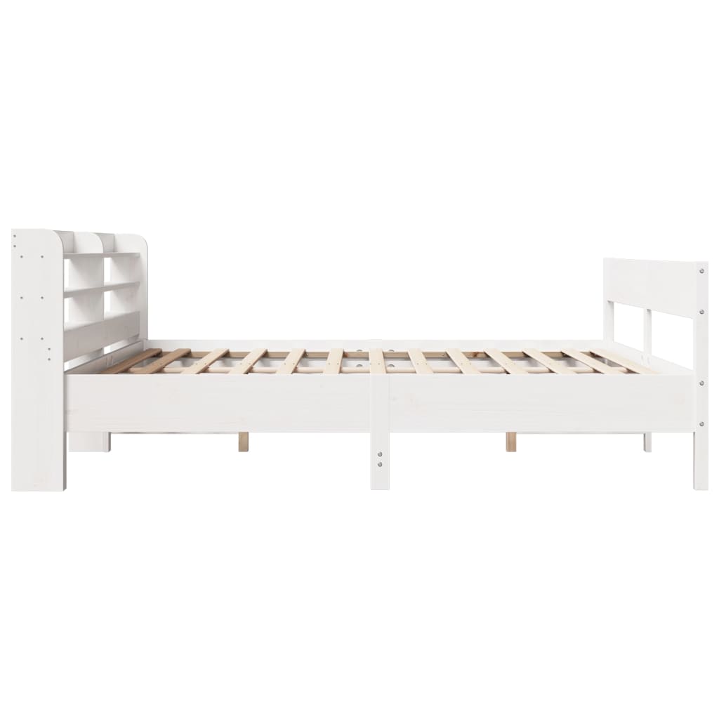 Bedframe zonder matras massief grenenhout wit 180x200 cm is nu te koop bij PeponiXL, paradijselijk wonen!