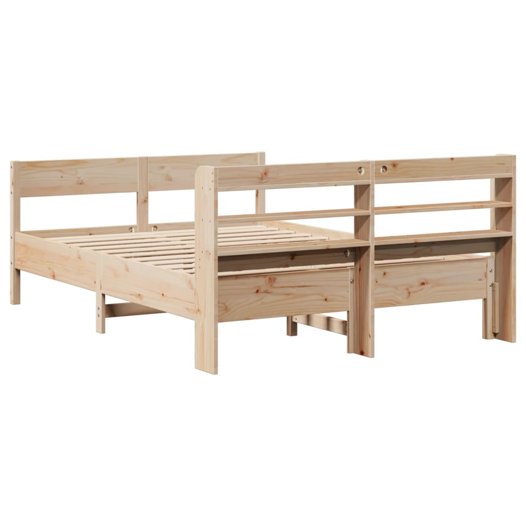 Bedframe zonder matras massief grenenhout 160x200 cm is nu te koop bij PeponiXL, paradijselijk wonen!
