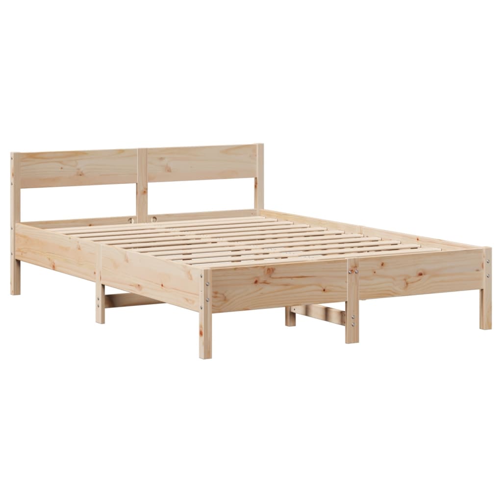 Bedframe zonder matras massief grenenhout 160x200 cm is nu te koop bij PeponiXL, paradijselijk wonen!