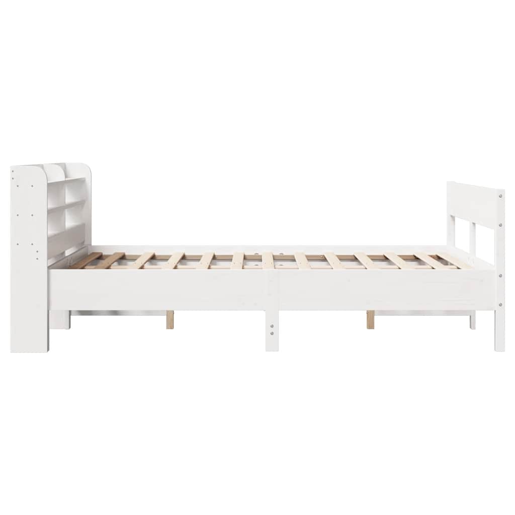 Bedframe zonder matras massief grenenhout wit 120x200 cm is nu te koop bij PeponiXL, paradijselijk wonen!