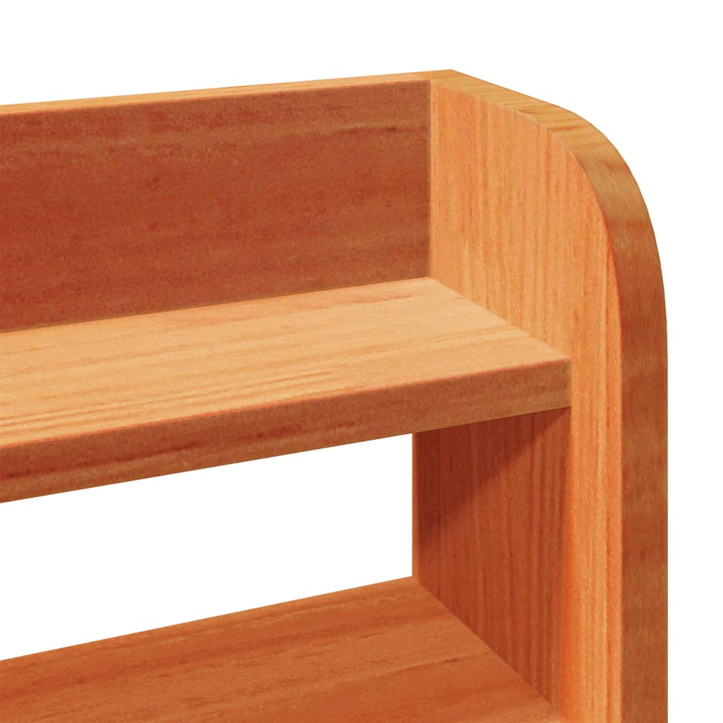 Bedframe zonder matras massief grenenhout wasbruin 100x200 cm is nu te koop bij PeponiXL, paradijselijk wonen!