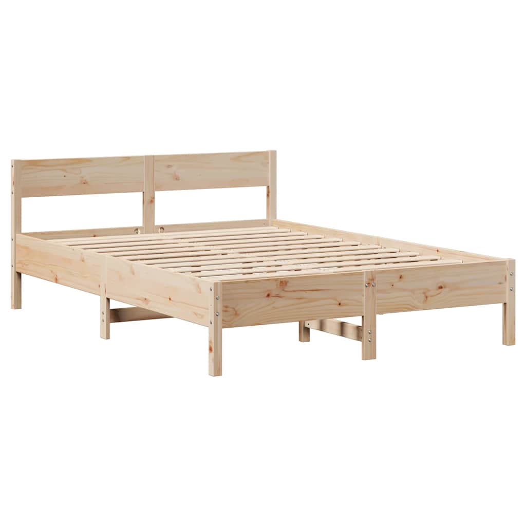 Bedframe zonder matras massief grenenhout 120x190 cm is nu te koop bij PeponiXL, paradijselijk wonen!