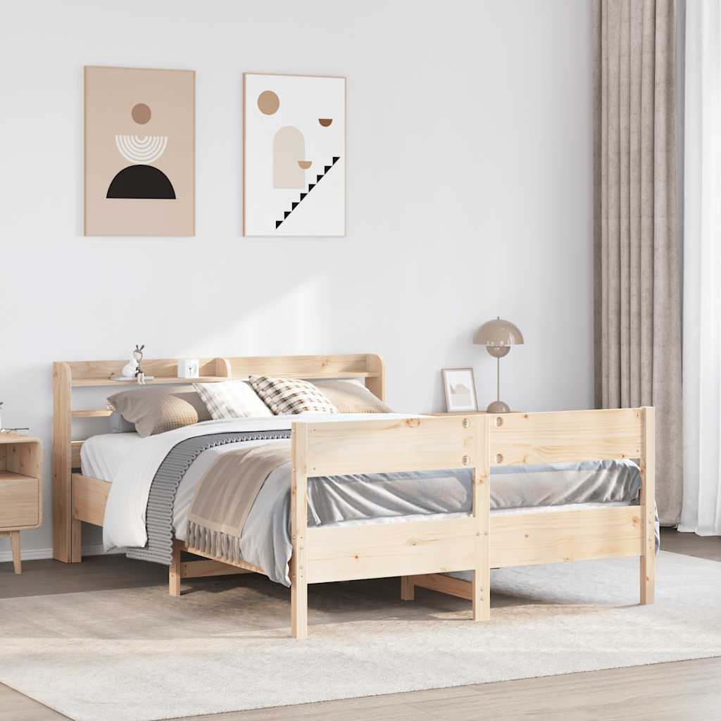 Bedframe zonder matras massief grenenhout 120x190 cm is nu te koop bij PeponiXL, paradijselijk wonen!