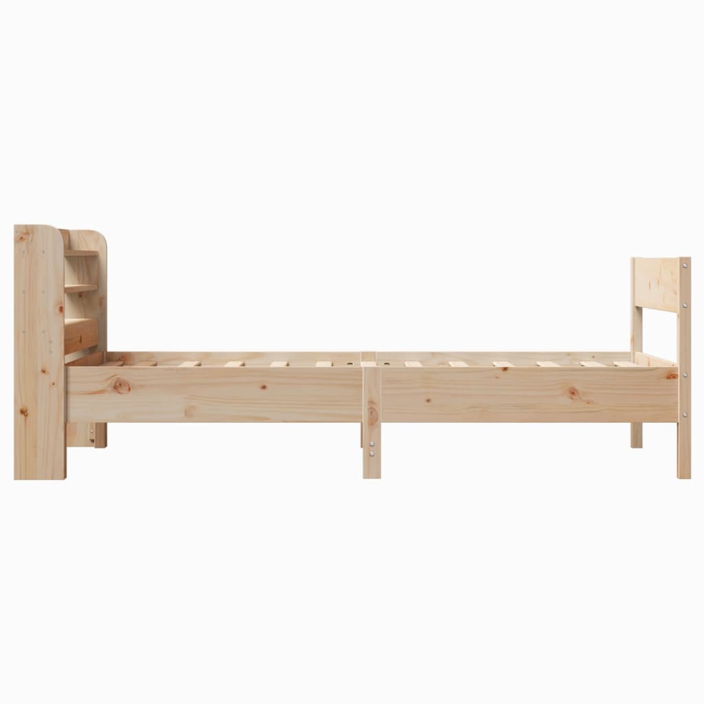 Bedframe zonder matras massief grenenhout 75x190 cm is nu te koop bij PeponiXL, paradijselijk wonen!