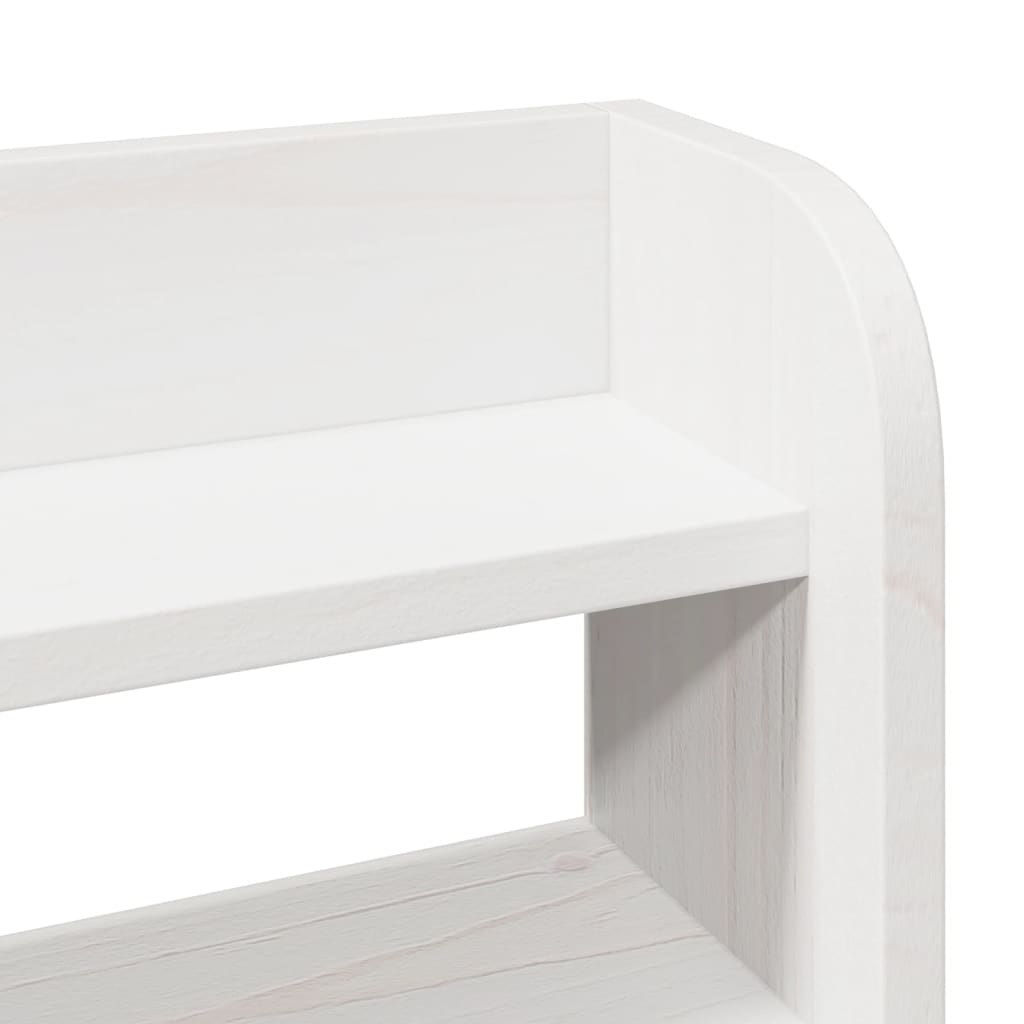 Bedframe zonder matras massief grenenhout wit 75x190 cm is nu te koop bij PeponiXL, paradijselijk wonen!