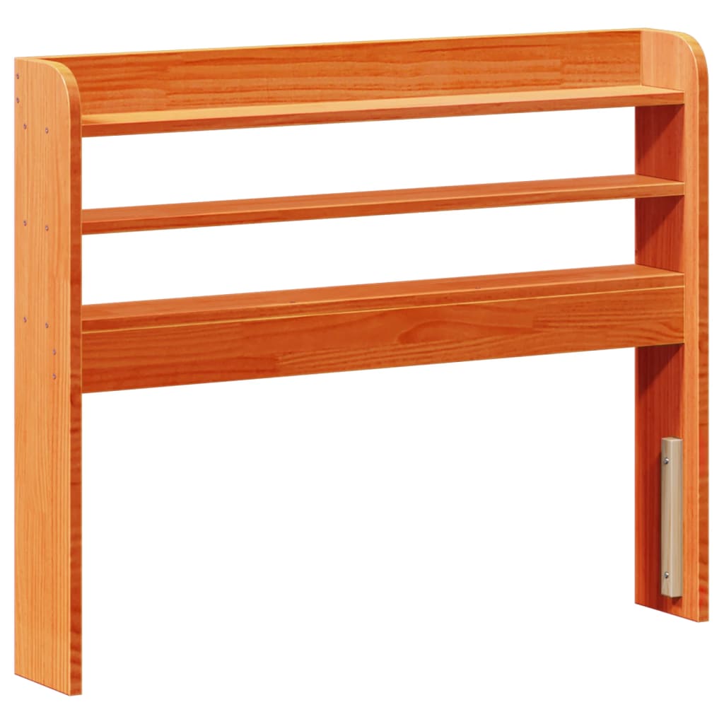 Bedframe zonder matras massief grenenhout wasbruin 75x190 cm is nu te koop bij PeponiXL, paradijselijk wonen!