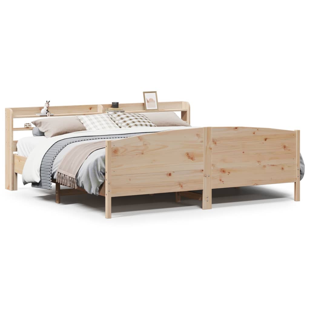 Bedframe zonder matras massief grenenhout 180x200 cm is nu te koop bij PeponiXL, paradijselijk wonen!