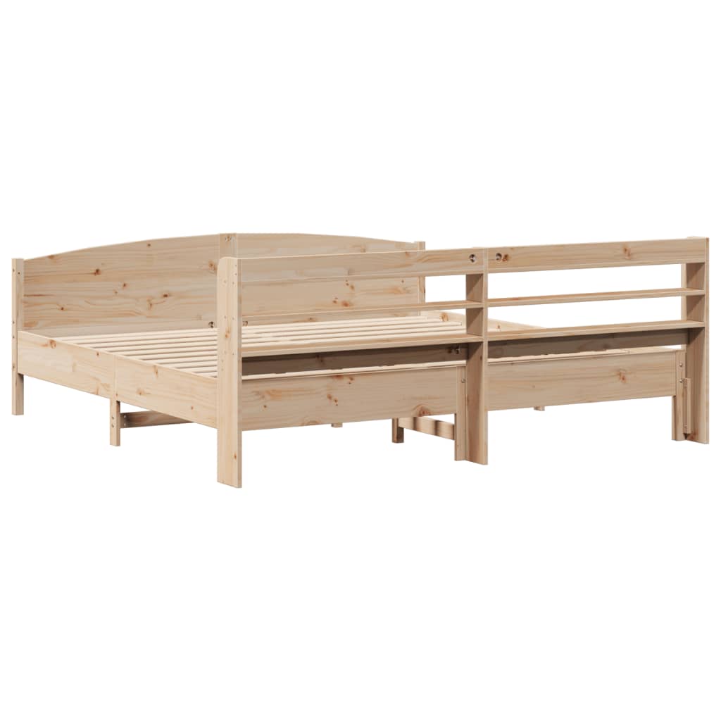 Bedframe zonder matras massief grenenhout 180x200 cm is nu te koop bij PeponiXL, paradijselijk wonen!