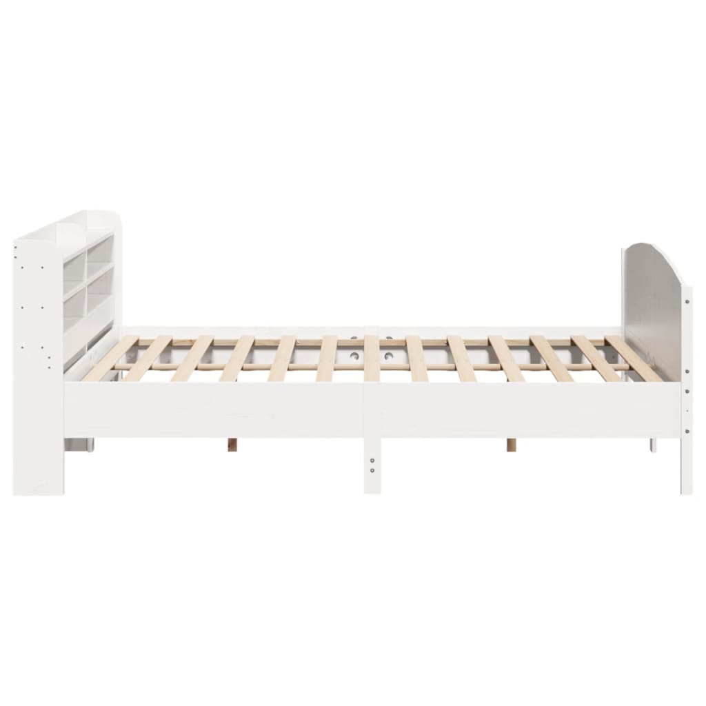 Bedframe zonder matras massief grenenhout wit 180x200 cm is nu te koop bij PeponiXL, paradijselijk wonen!