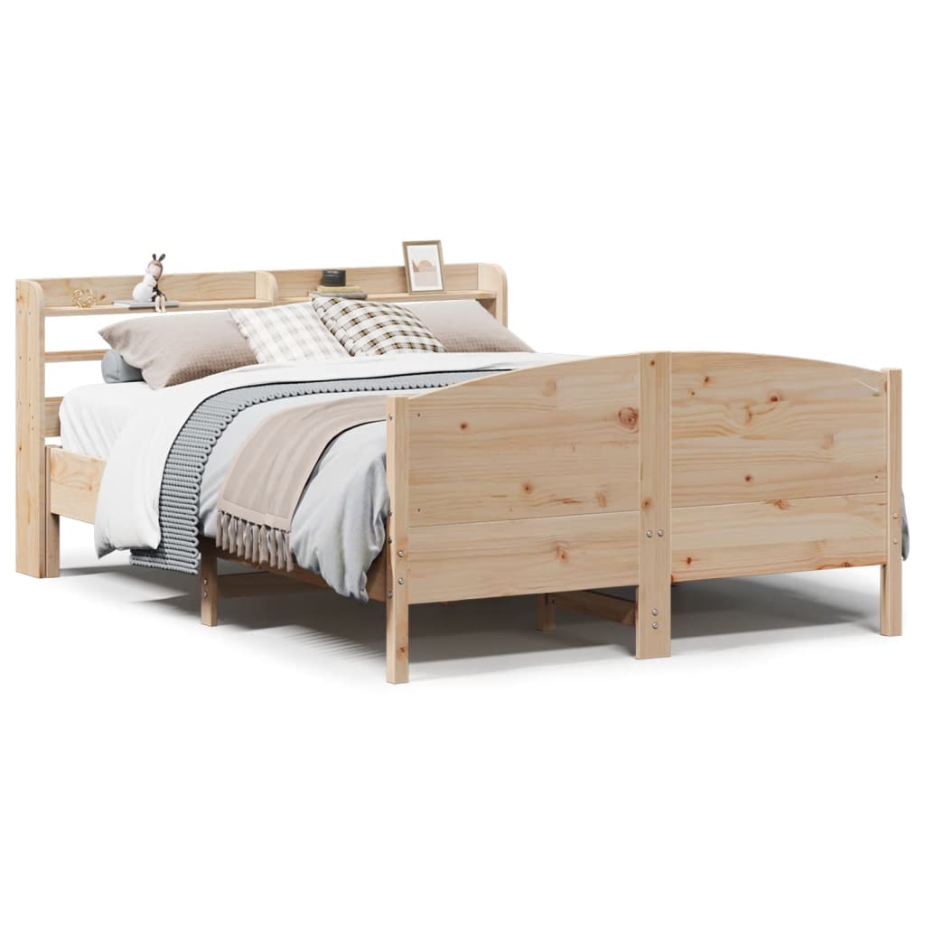 Bedframe zonder matras massief grenenhout 150x200 cm is nu te koop bij PeponiXL, paradijselijk wonen!