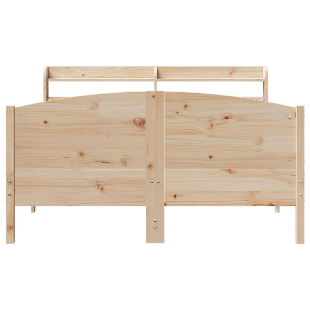 Bedframe zonder matras massief grenenhout 140x200 cm is nu te koop bij PeponiXL, paradijselijk wonen!