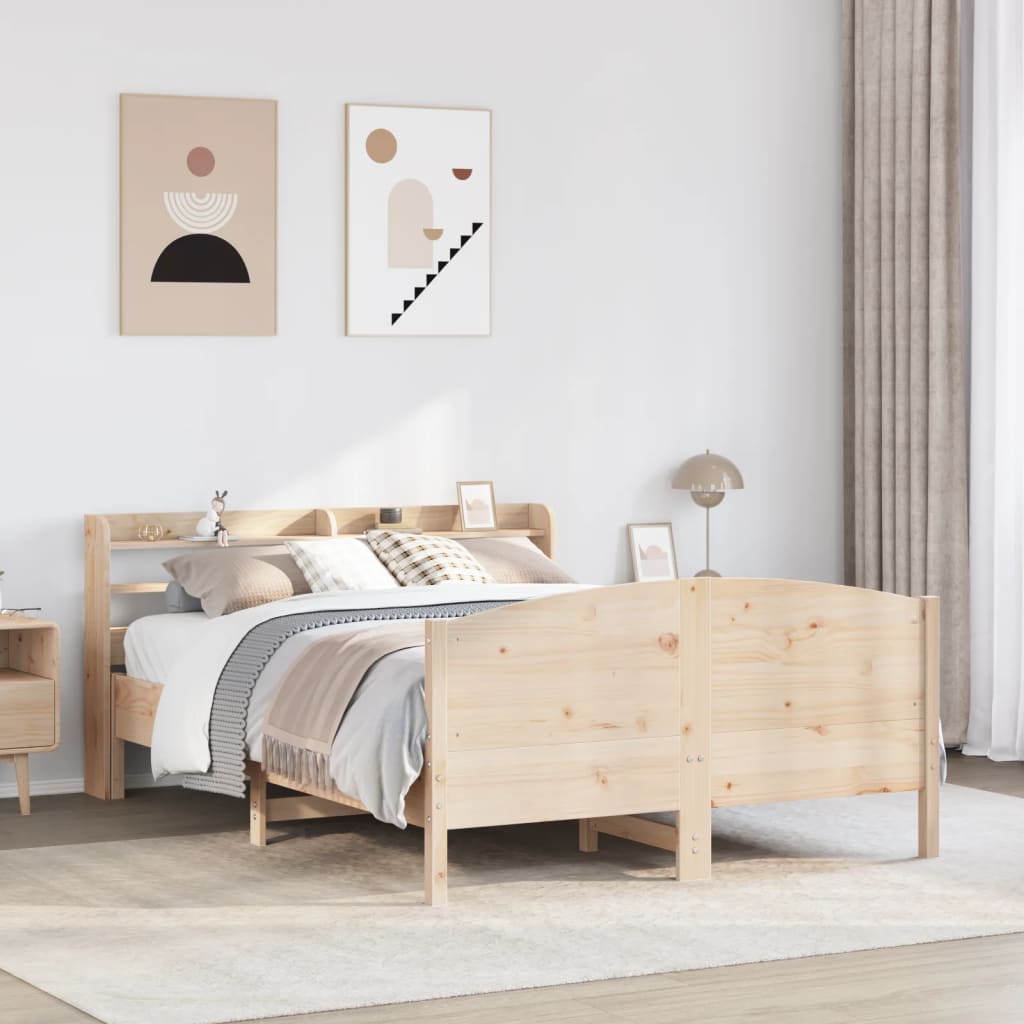 Bedframe zonder matras massief grenenhout 140x200 cm is nu te koop bij PeponiXL, paradijselijk wonen!