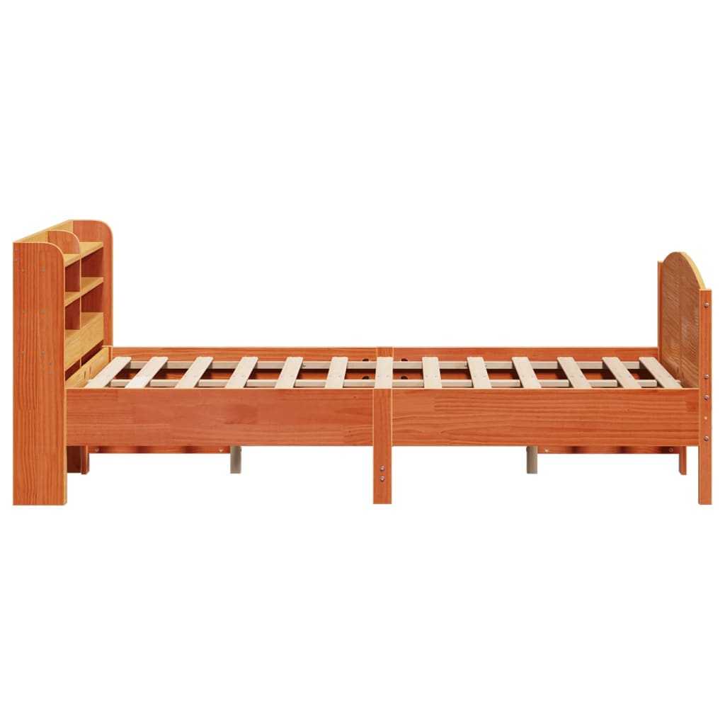 Bedframe zonder matras massief grenenhout wasbruin 120x200 cm is nu te koop bij PeponiXL, paradijselijk wonen!
