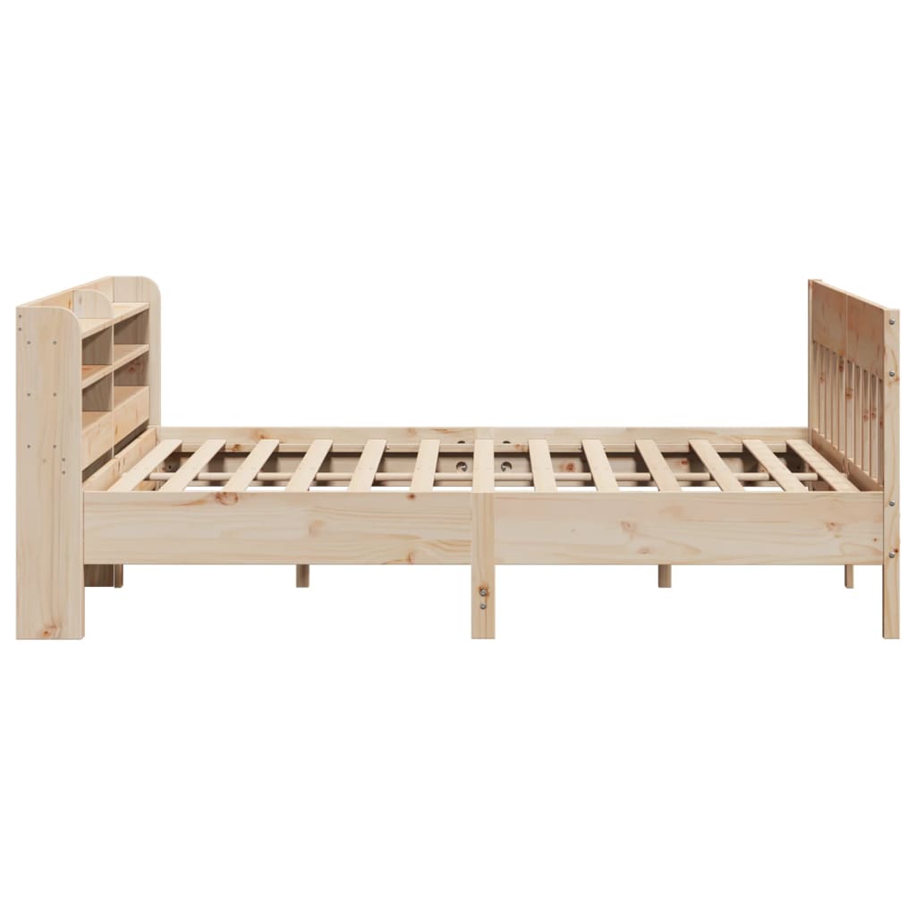 Bedframe zonder matras massief grenenhout 200x200 cm is nu te koop bij PeponiXL, paradijselijk wonen!