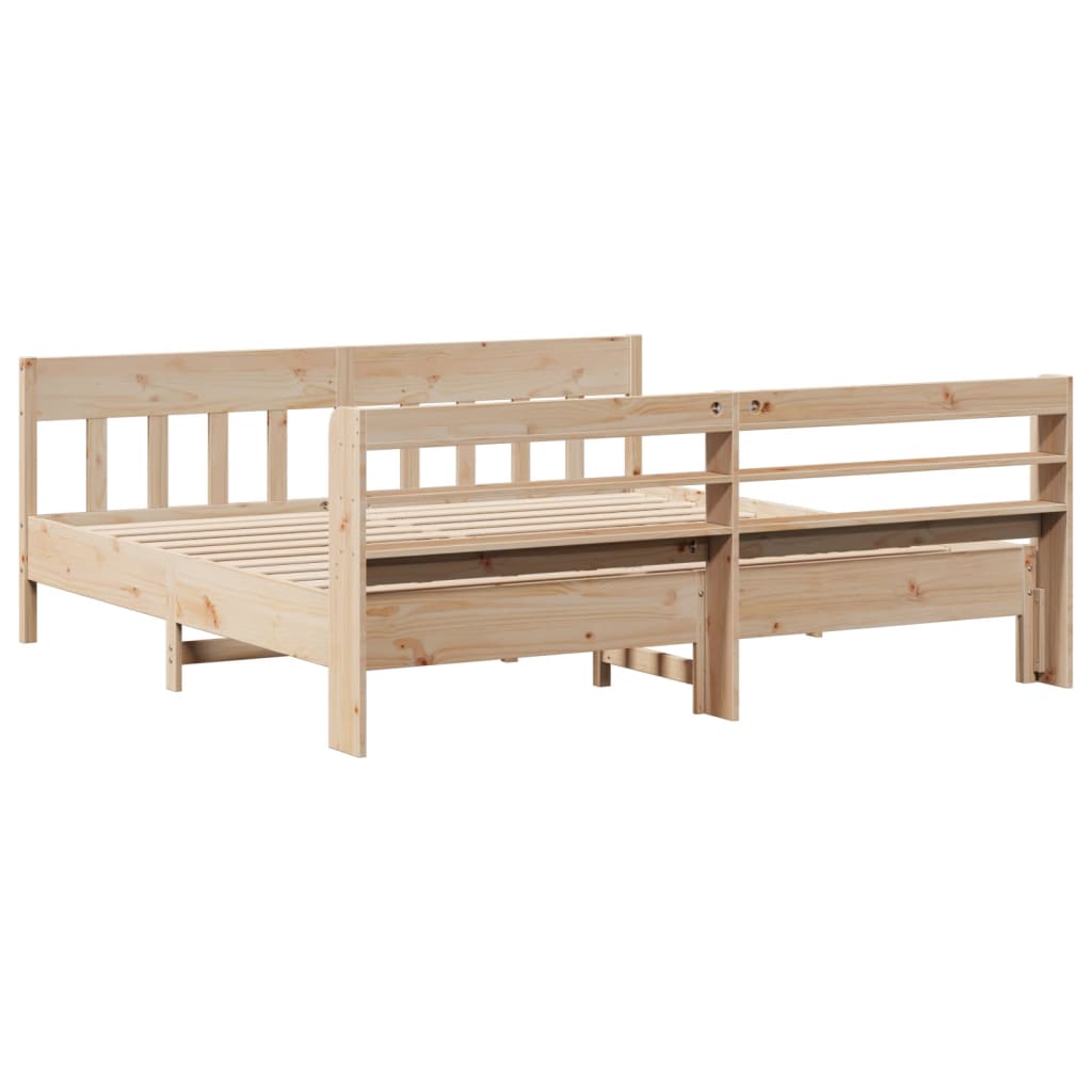 Bedframe zonder matras massief grenenhout 180x200 cm is nu te koop bij PeponiXL, paradijselijk wonen!