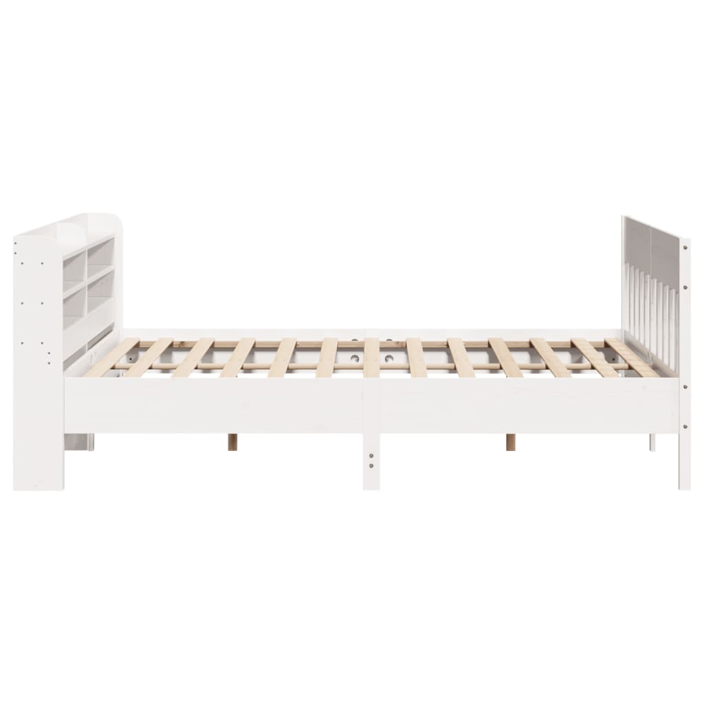Bedframe zonder matras massief grenenhout wit 180x200 cm is nu te koop bij PeponiXL, paradijselijk wonen!